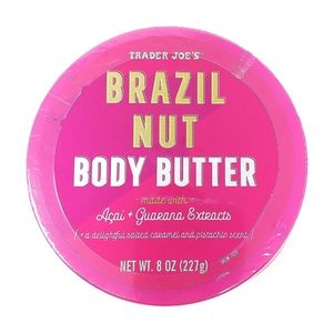 New Unopened Trader Joe's Brazil Nut Body Butter 8oz and Body Oil 4oz (2 items)
